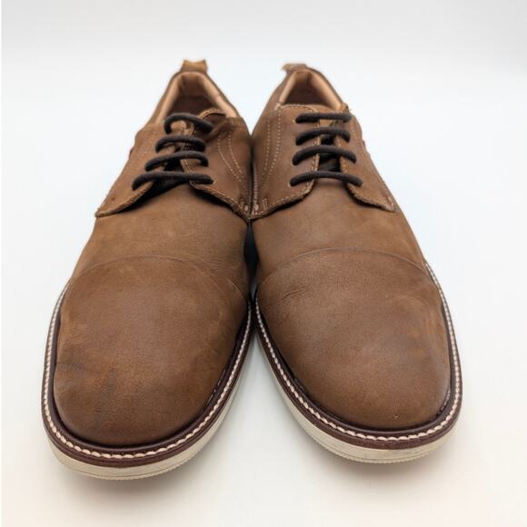 Marc Joseph Ocean Parkway Cap Toe Derby Shoes Men's Brown Size US9.5 EU42.5 - Picture 2 of 13